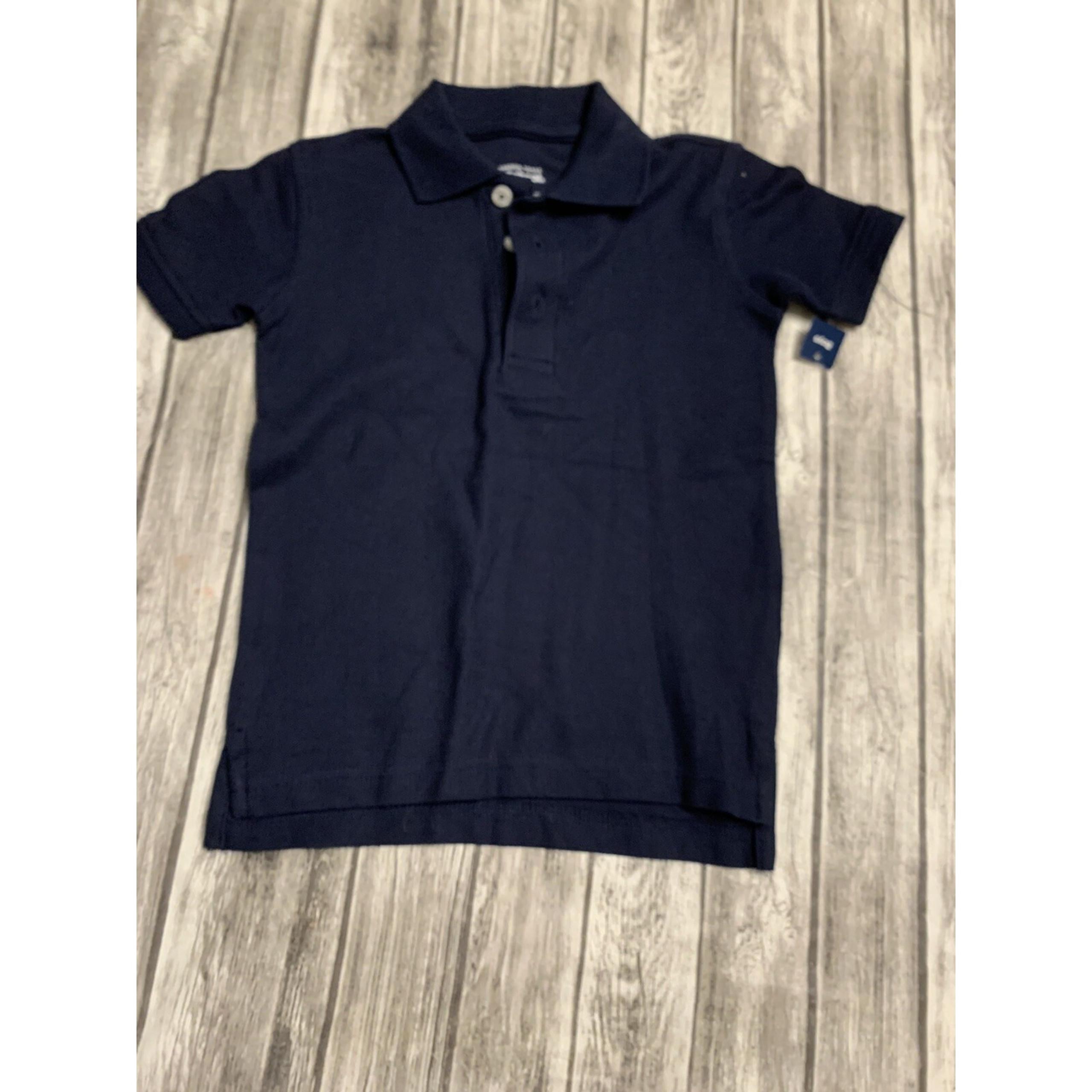 French Toast Boys Short Sleeve  Polo Shirt School Uniform Blue 3T