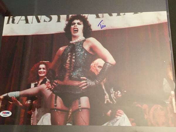 Tim Curry signed 10x15 photo PSA coa