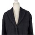Eileen Fisher Black Wool Blend Boucle Minimalist Jacket Size Medium