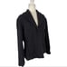 Eileen Fisher Black Wool Blend Boucle Minimalist Jacket Size Medium
