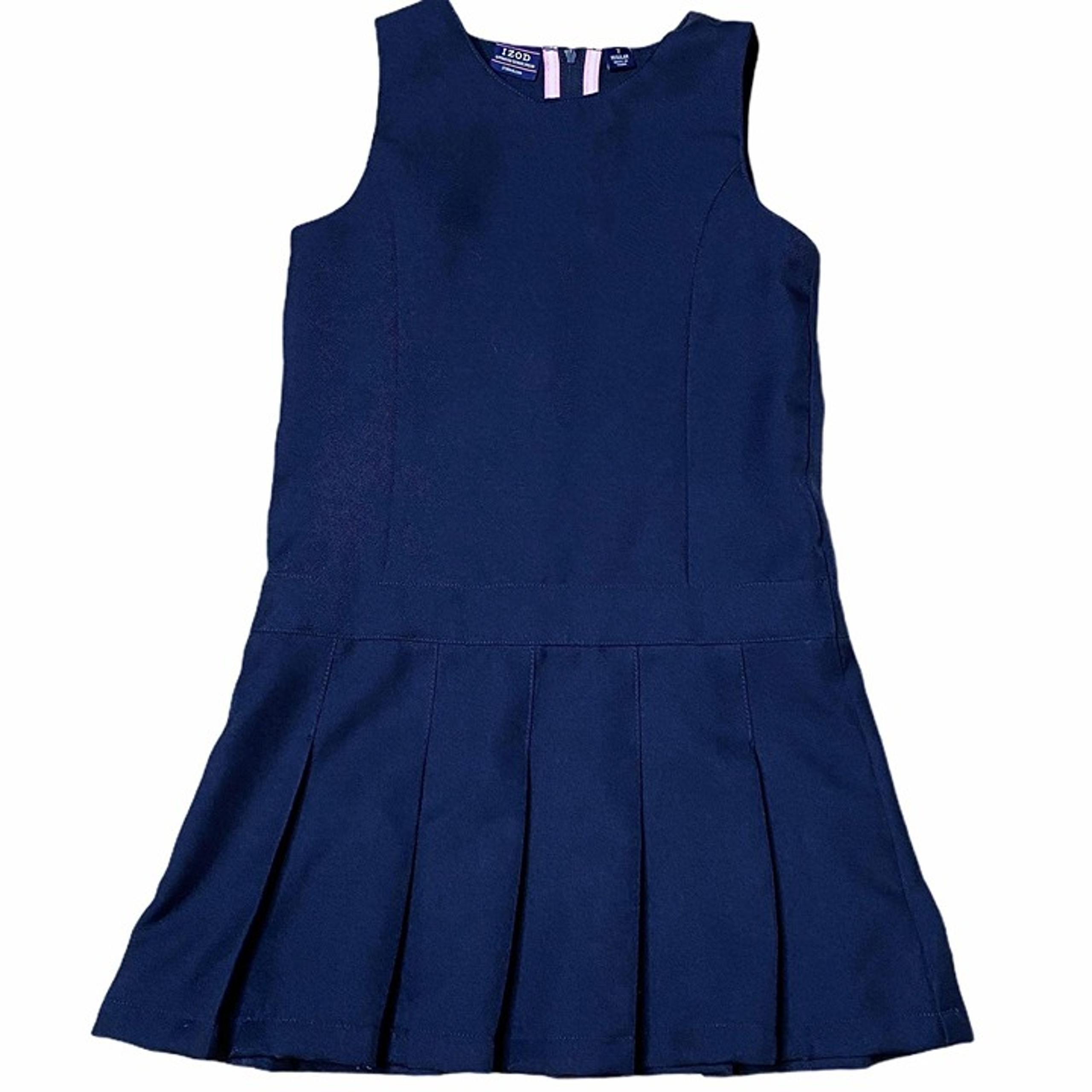 Izod Dress Uniform Girls Size 7 Regular Navy Approved Schoolwear