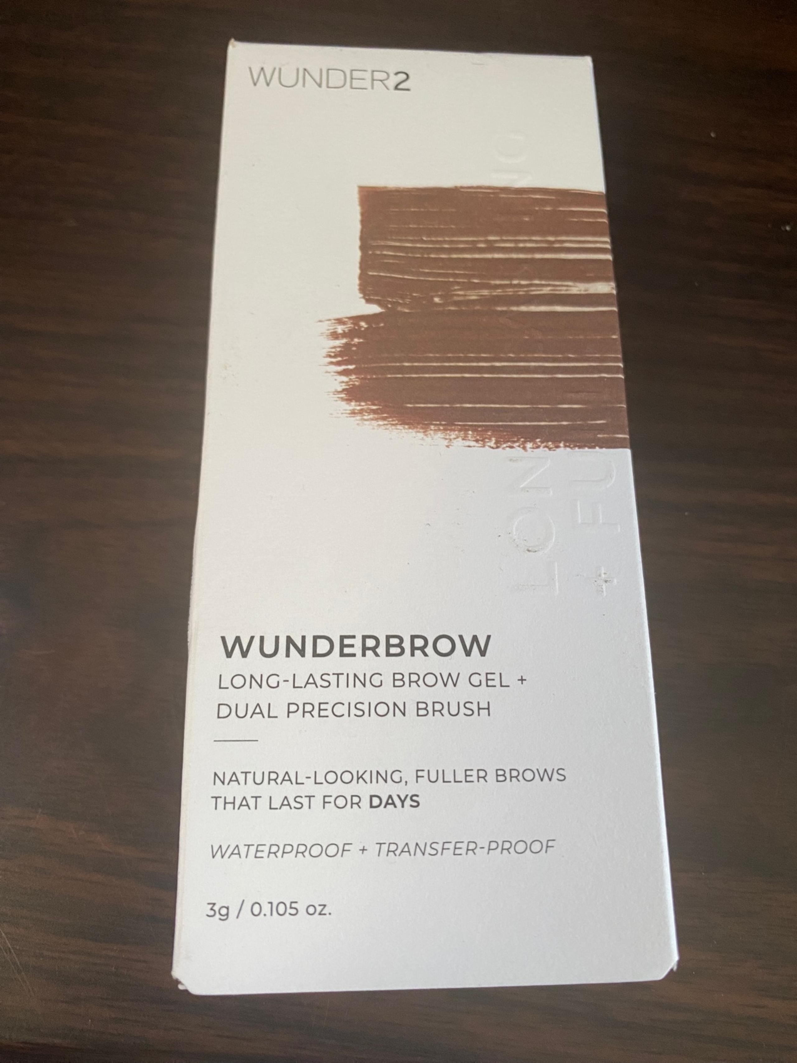 Wunderbrow2 Long Lasting Brow Gel + Dual Precision Brush