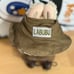 Popmart Labubu Doll 3 PCs Greenish Brown Outfit / Bucket Hat Overall Boots SET