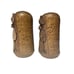 Vintage Circa 1970-1980 Gadzook Signed KS Handmade Pottery Salt&Pepper Shakers
