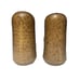 Vintage Circa 1970-1980 Gadzook Signed KS Handmade Pottery Salt&Pepper Shakers