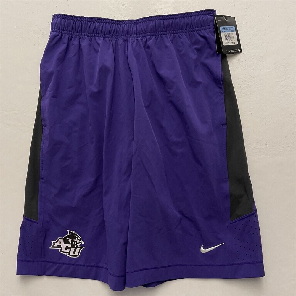 NWT Nike MD x 10 Purple ACU Wildcats Speedvent Drawstring Athletic Shorts