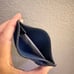 Coach CAT70 Slim Id Card Case With Quilting IN denim/Silver/Denim