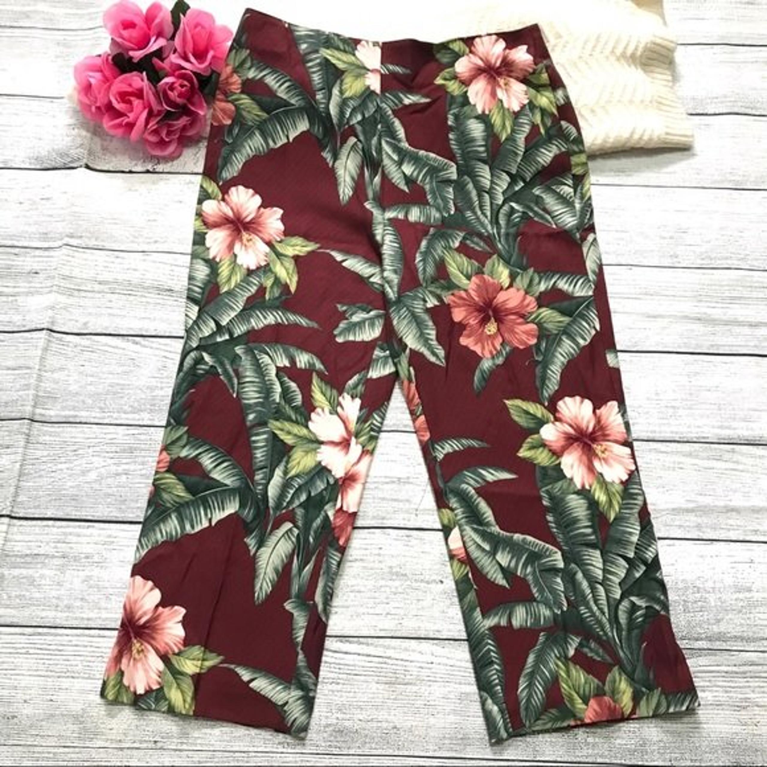 Tommy Bahama Silk Blend Print Pants