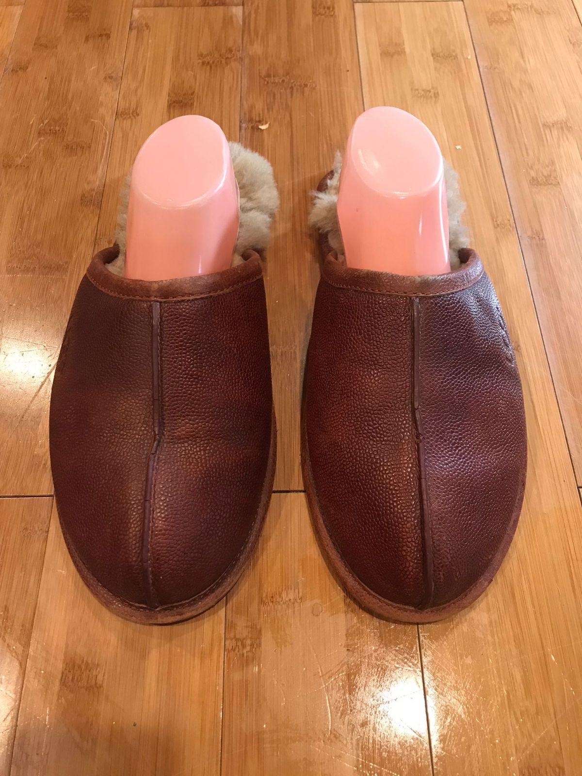 UGGScuff leather slippers