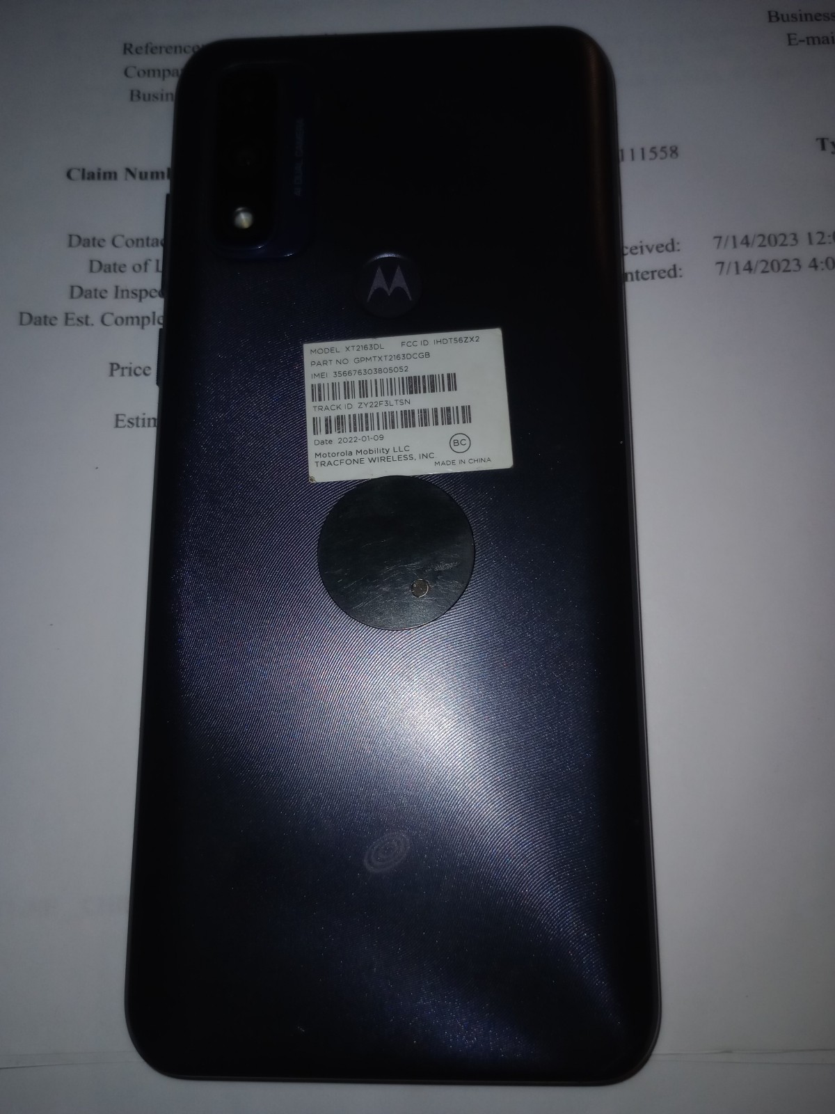 Motorola Moto g pure