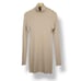 NEW Revolve The Range Stark Jumbo Waffle Knit Turtleneck Mini Dress in Saddle