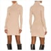 NEW Revolve The Range Stark Jumbo Waffle Knit Turtleneck Mini Dress in Saddle