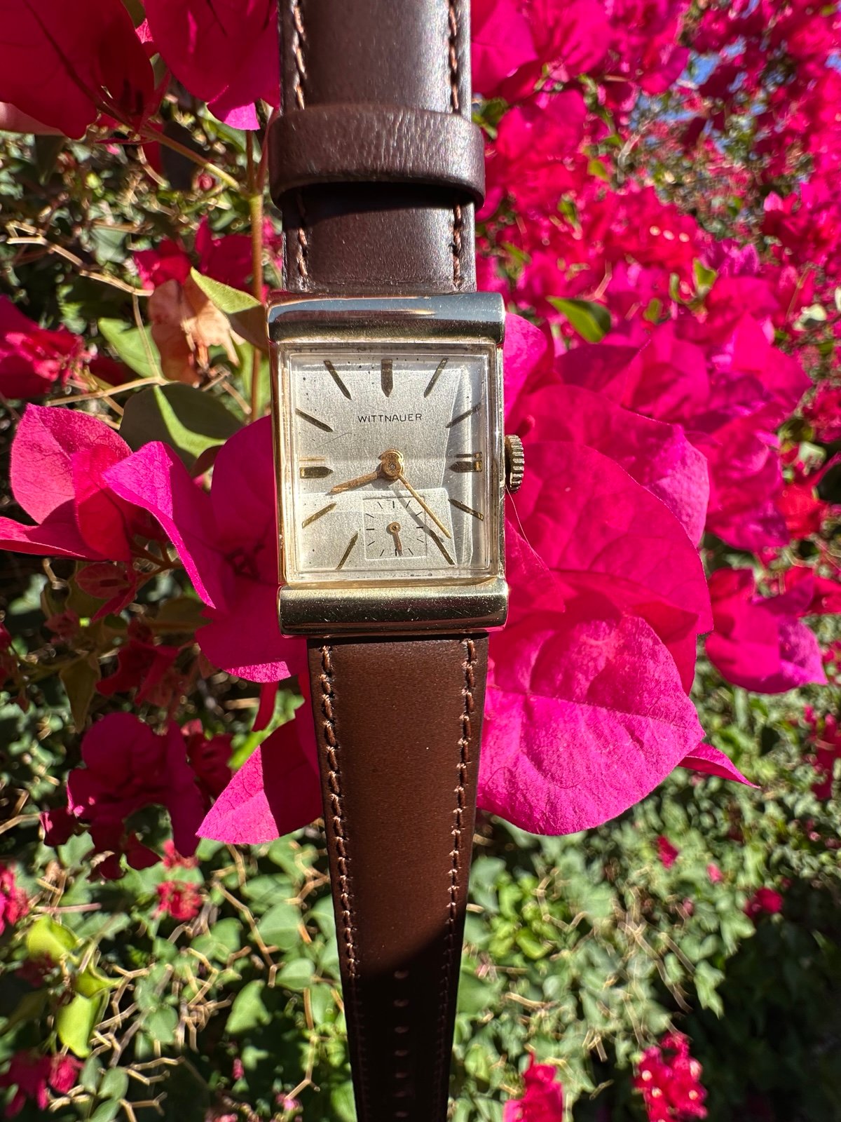 Vintage WITTNAUER 14k gold Men’s Watch