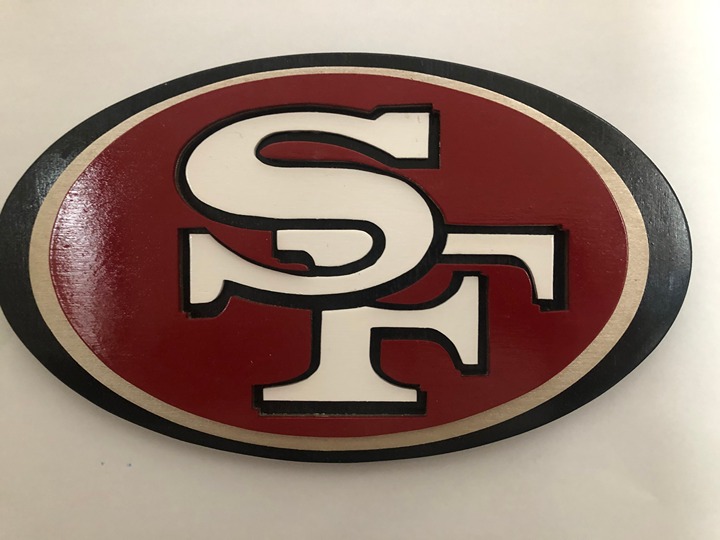 San Francisco 49ers Wood Sign