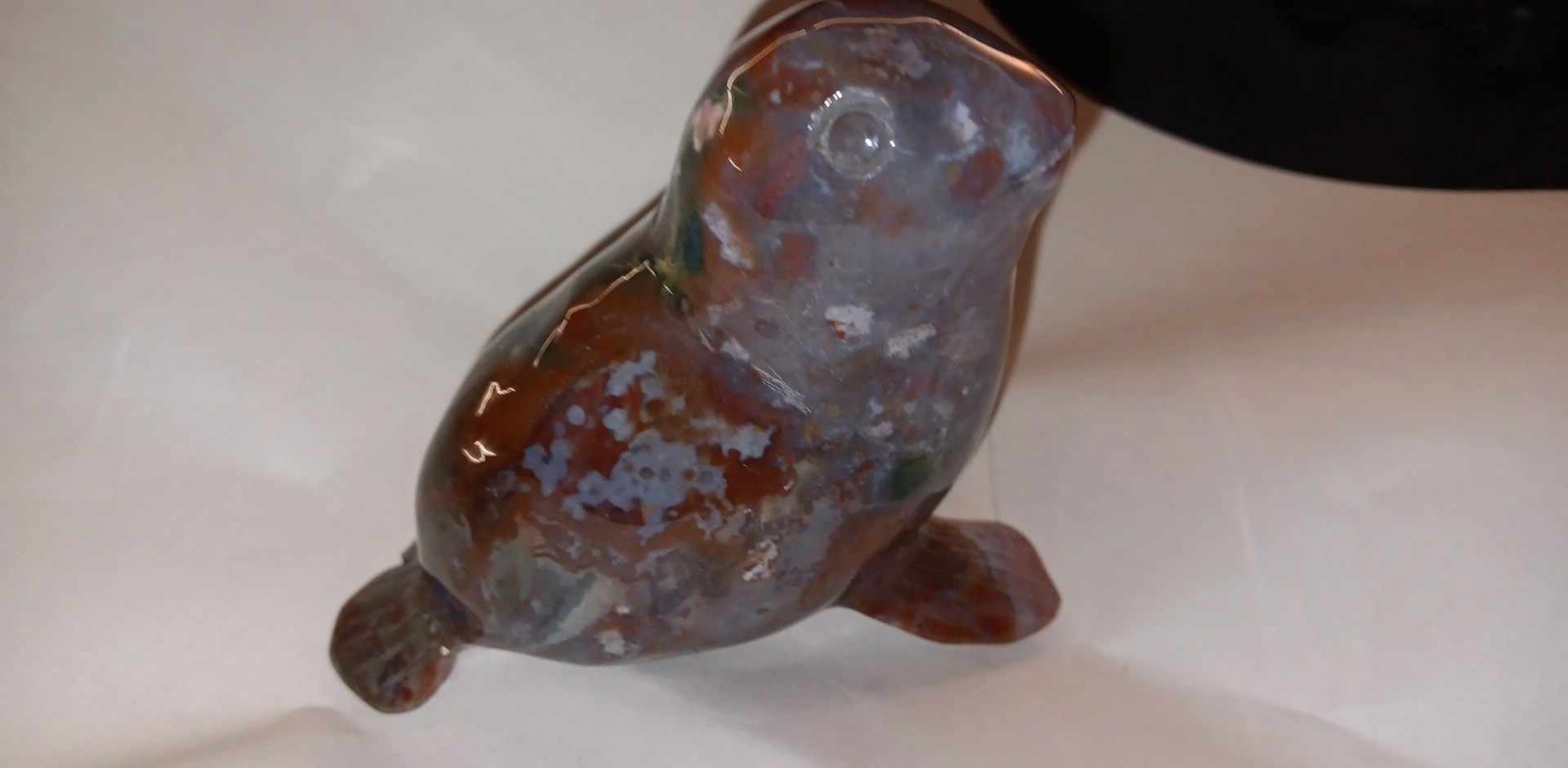 Ocean Jasper seal carving