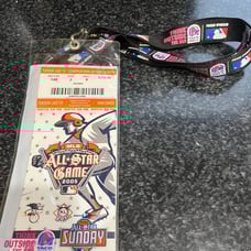 2005 MLB All Star Game Full Ticket Detroit Comerica Park