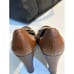 BCBGirls Women's Brown Patent Leather Oxford Heels Size 7 Y2K
