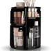 The Perfect Cosmetic Organizer for Bedroom Dresser or Vanity Countertop. (Black)