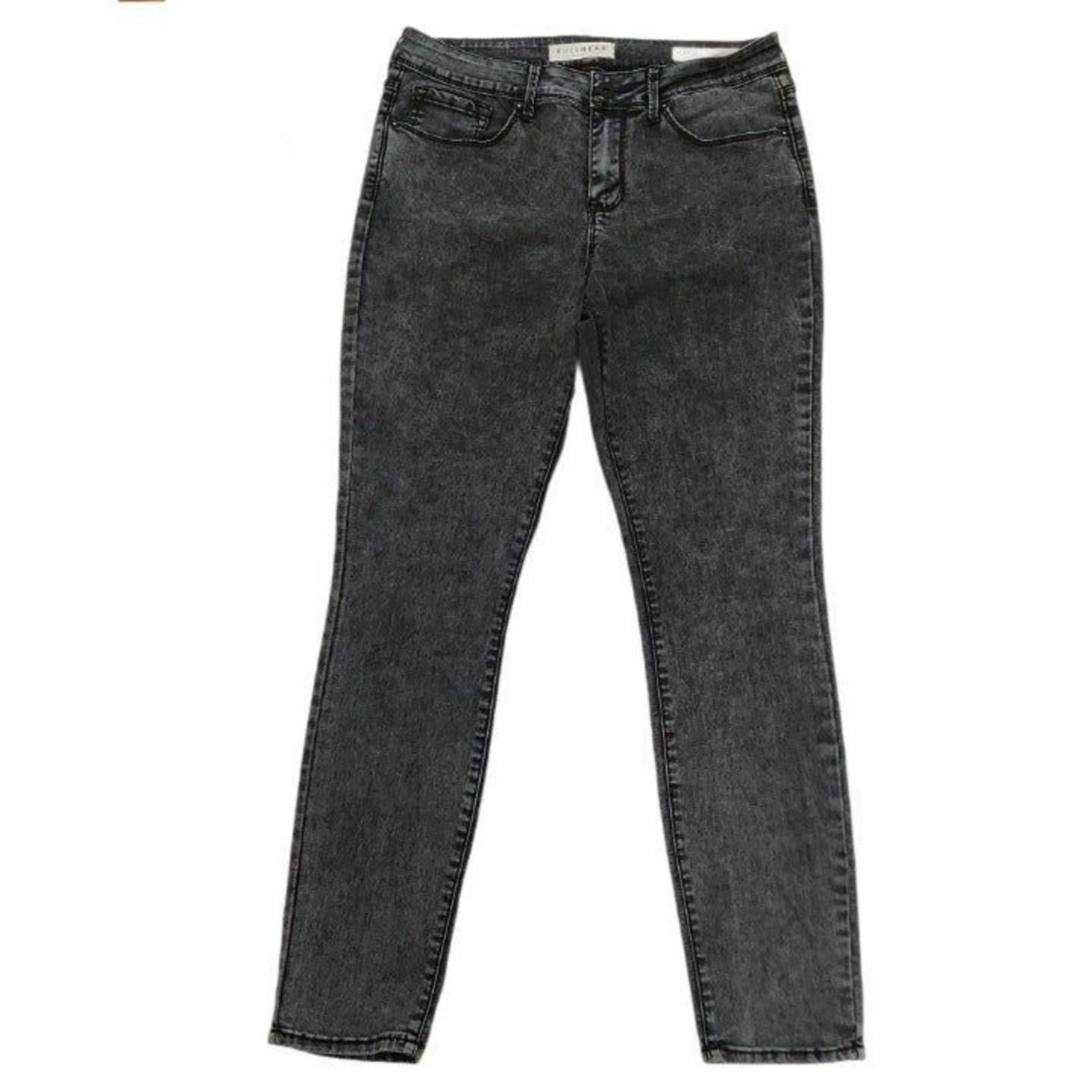 Bullhead Womens Jeggings 11 Black Charcoal Wash Mid Rise Stretch
