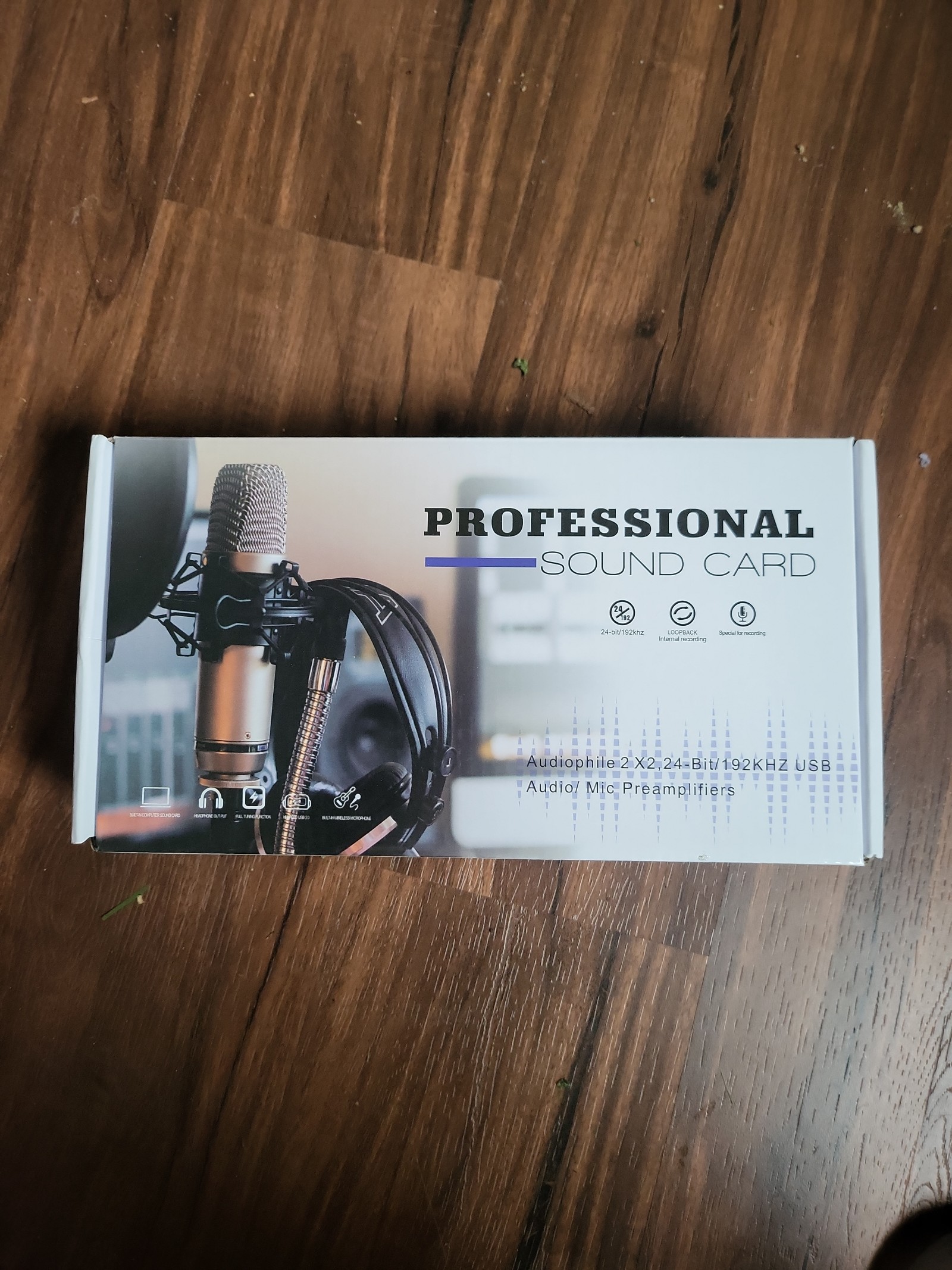 Professional recording sound card