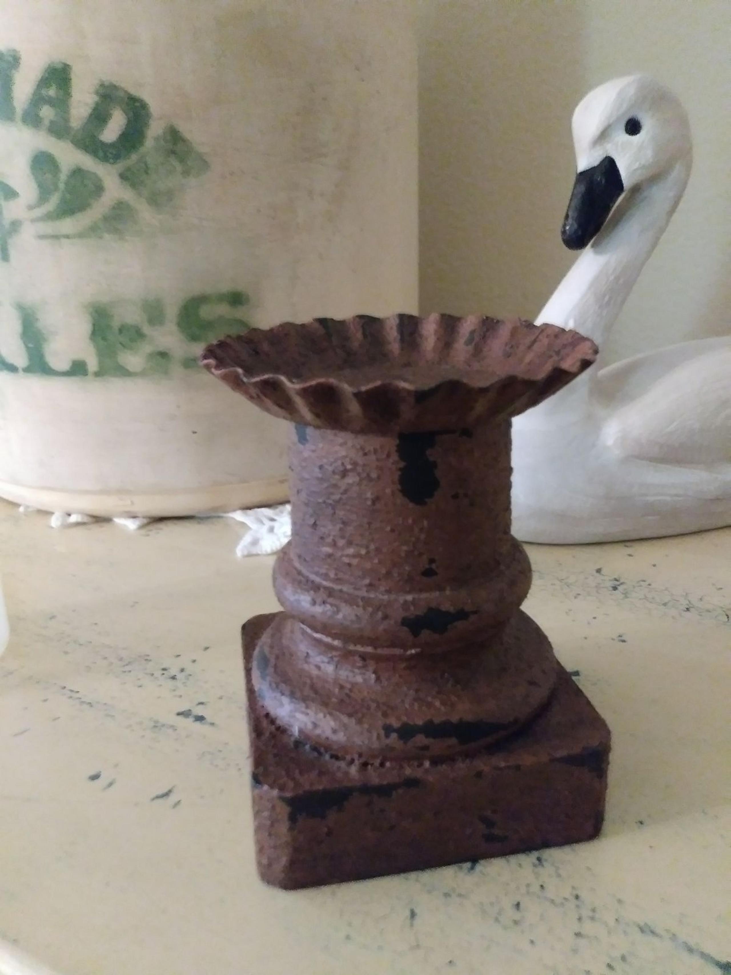 primitive candle holder