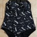 Torrid Harry Potter Spell Black White One-Piece Swimsuit Women’s Plus Size 2X