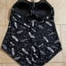 Torrid Harry Potter Spell Black White One-Piece Swimsuit Women’s Plus Size 2X