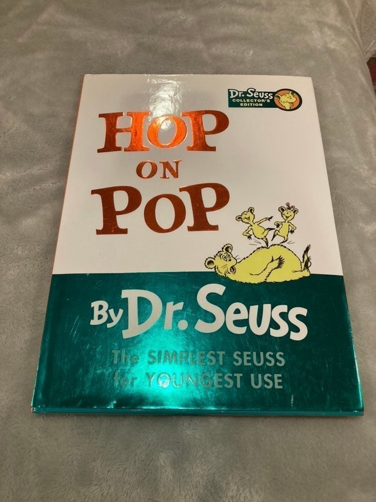 Dr. Seuss Hop On Pop Book collectors edition oversized book