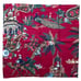 6 Pottery Barn Napkins Spice Route Chinoiserie Red Elephant Camel Peacock India