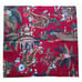 6 Pottery Barn Napkins Spice Route Chinoiserie Red Elephant Camel Peacock India