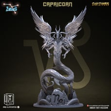 Capricorn from Clay Cyanide's Zodiacs series. Total height apx. 197mm