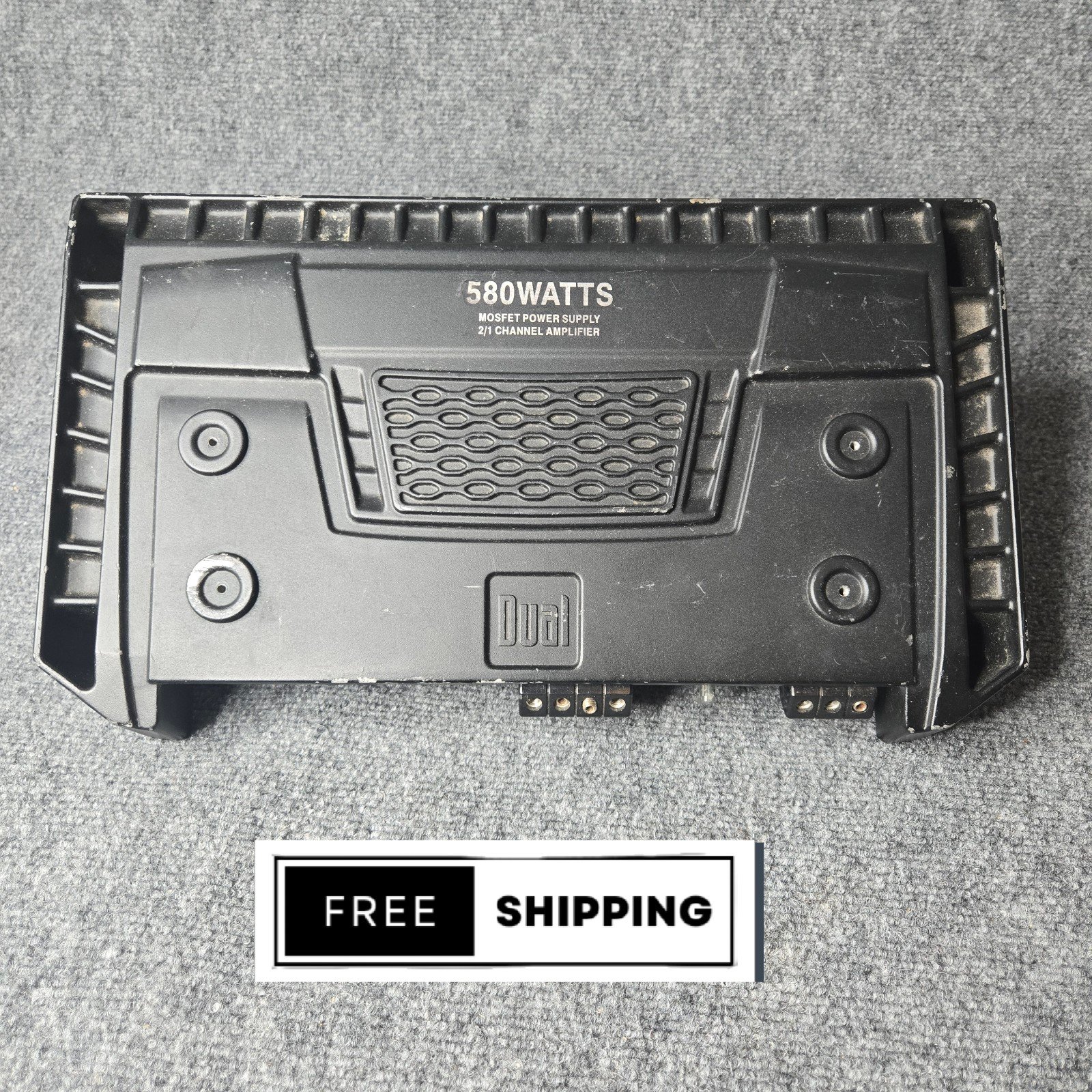 DUAL XIA3145 580 Watt Sound System Amplifier 2/1 Channel