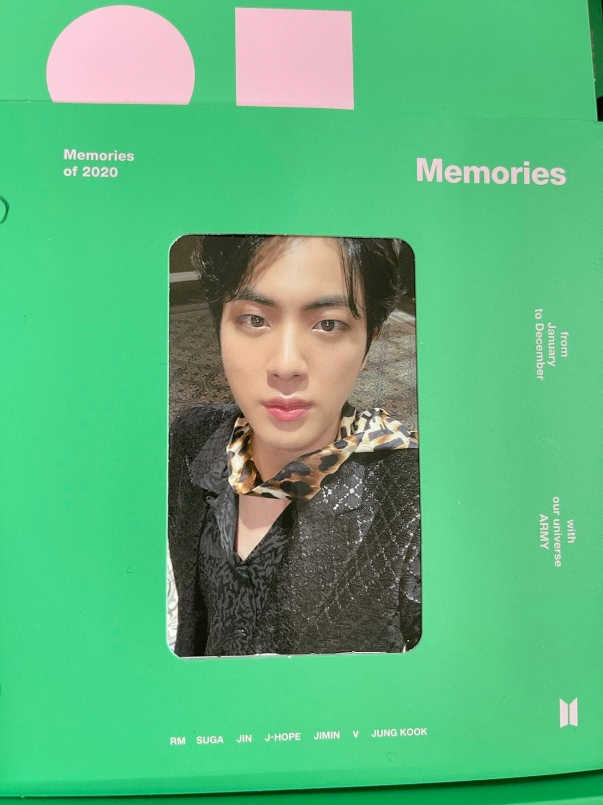 Bts memories 2020 Blue-ray Jin photocard (MUST READ MY BIO)