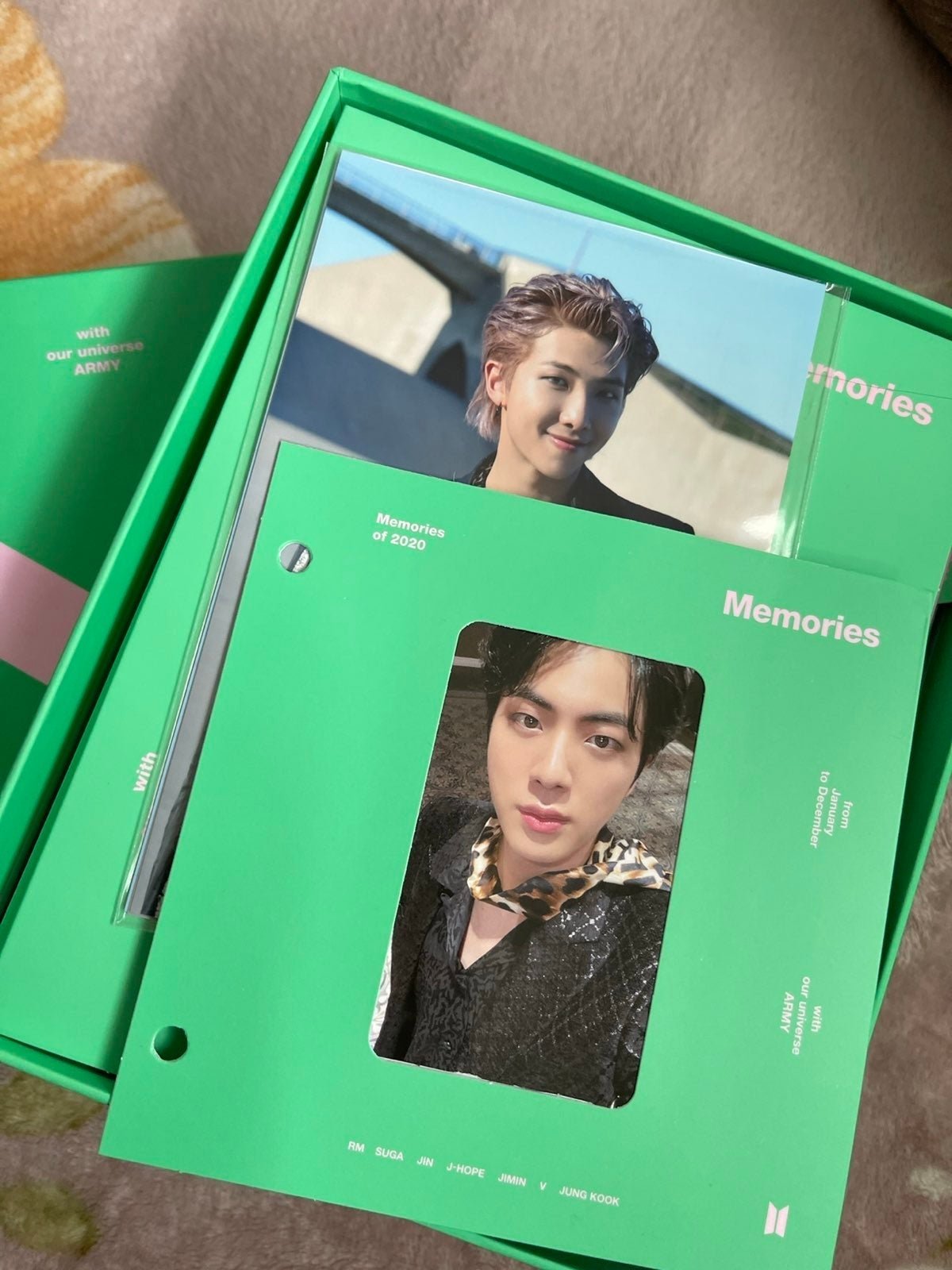 Bts memories 2020 Blue-ray Jin photocard (MUST READ MY BIO)