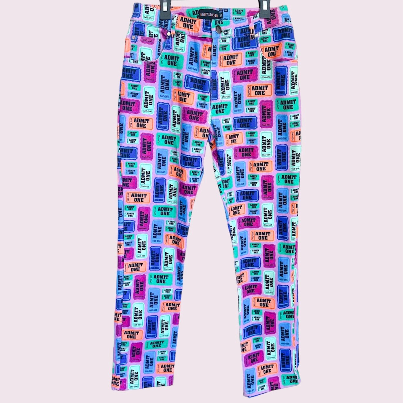 Hayley elsaesser ticket print jeans