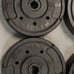 Weider 1 Standard Vinyl Barbell Weight Plate Set, 50 lbs (10 lb x 2)(15 lb x 2)
