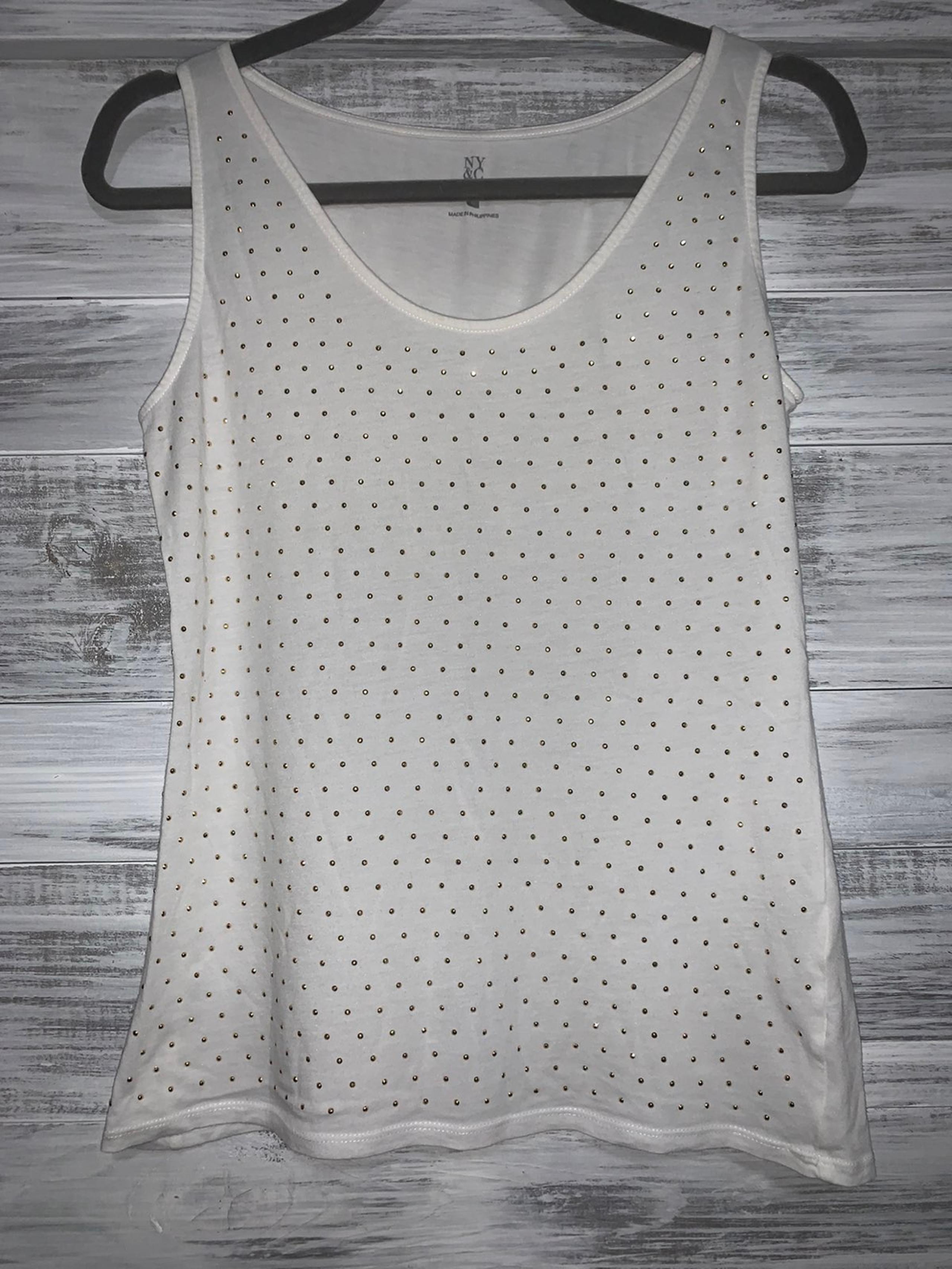 Gold Studded Tank Top
