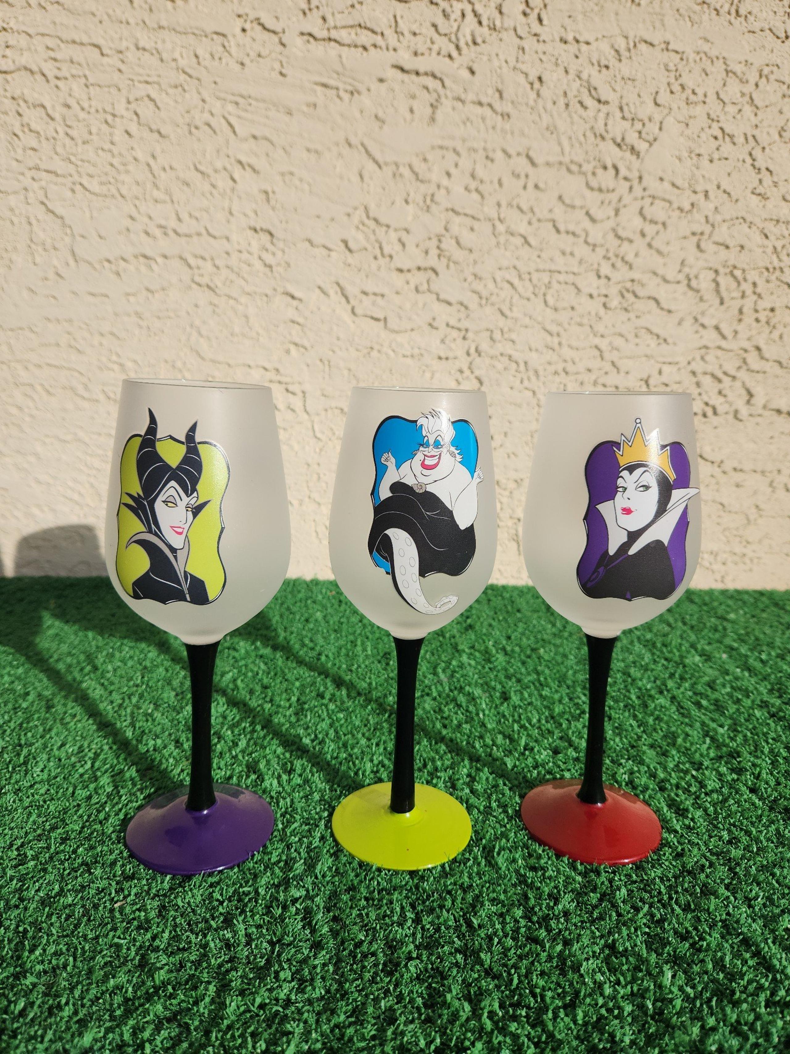 Disney Evil Queen Wine Glass Set.