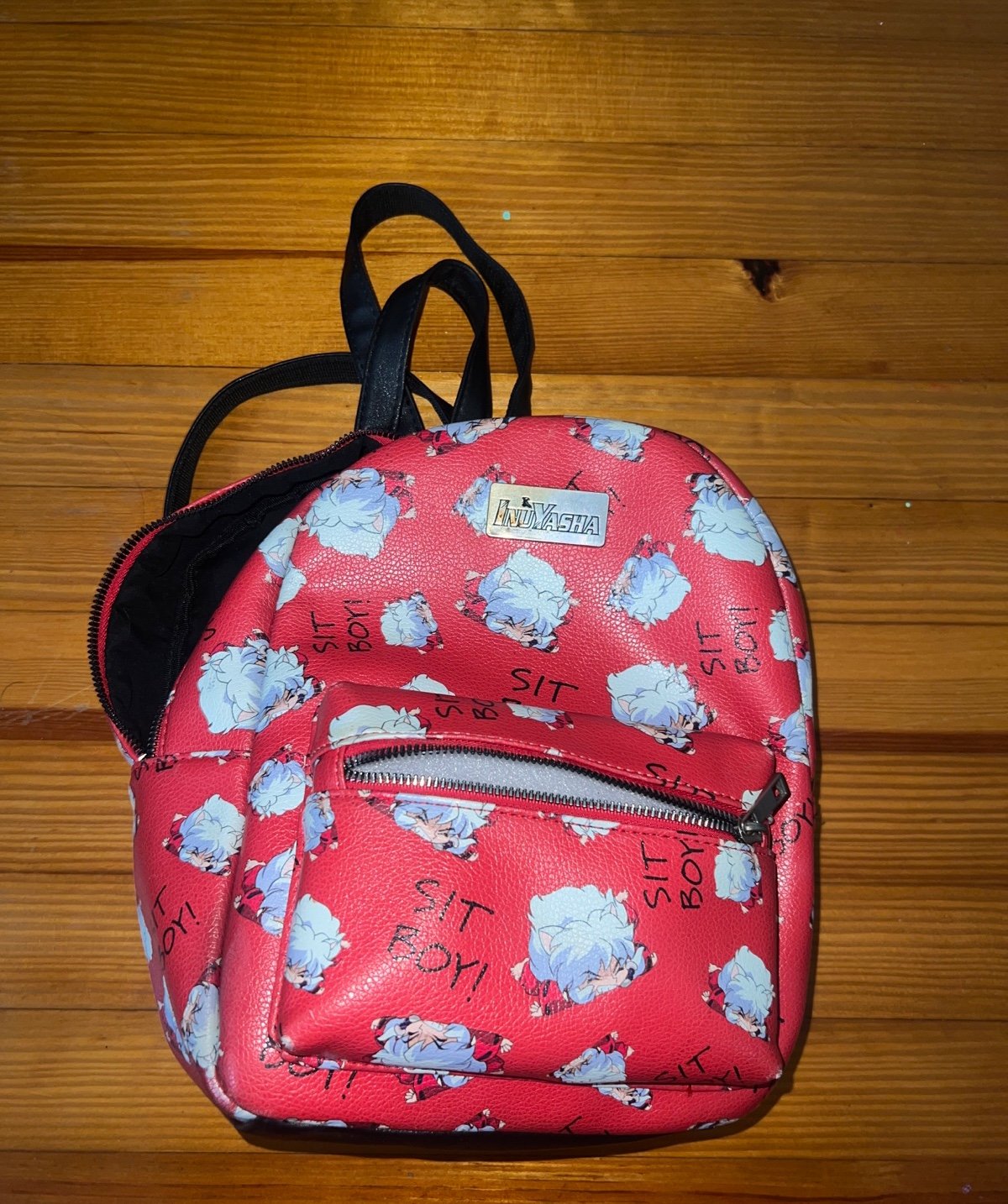 Inuyasha Chibi Sit Boy Cosplay Mini Backpack