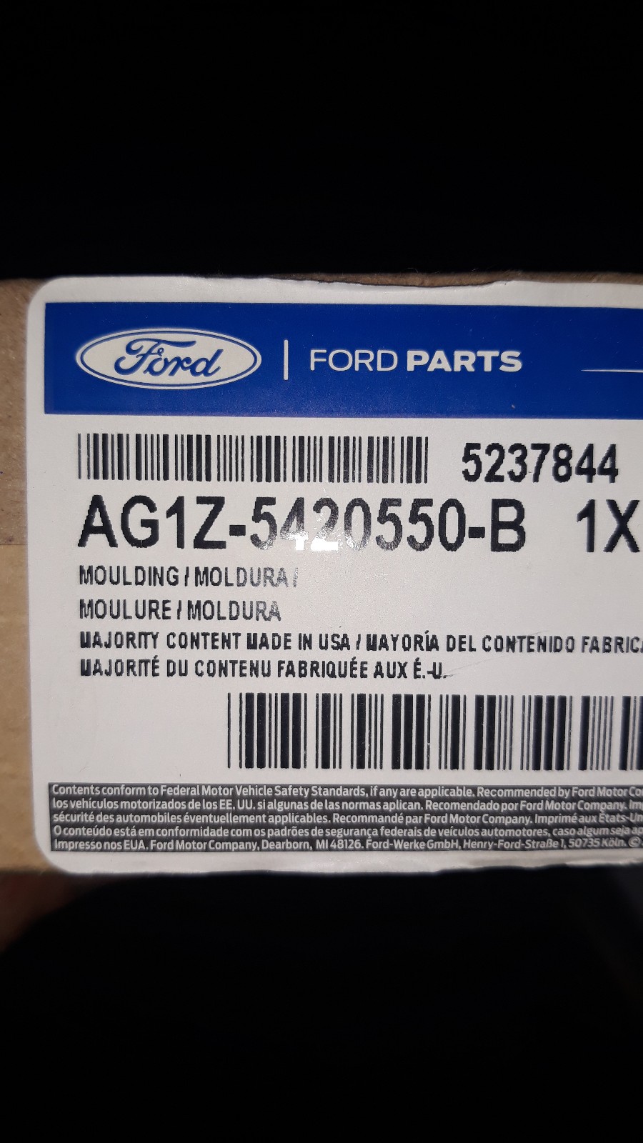 2010-2019 Ford Taurus Door Window Molding