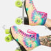 *NEW* Tie Dye Roller Skates COSMIC Retro 70s Hippie Skates