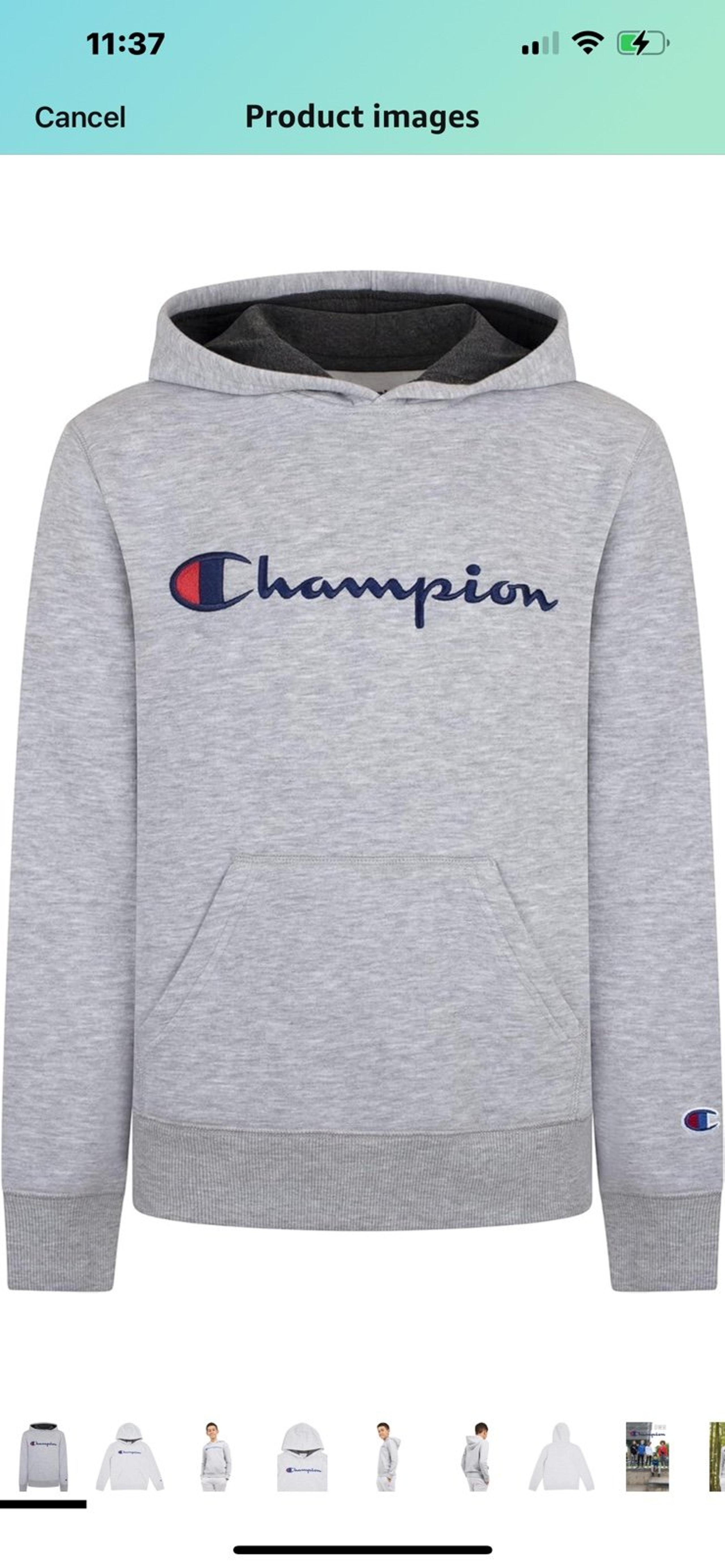 NWT Champion Boys Hoodie for Kids Sweatshirt Fleece Youth Pullover With Hood