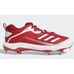 Men's Adidas Icon 6 Bounce Baseball Cleats, Red/White, Size 12.5, FV9354