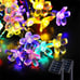 Solar Flower String Lights, 2 Pack 30.6