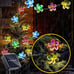 Solar Flower String Lights, 2 Pack 30.6