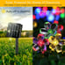 Solar Flower String Lights, 2 Pack 30.6