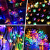 Solar Flower String Lights, 2 Pack 30.6