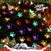 Solar Flower String Lights, 2 Pack 30.6