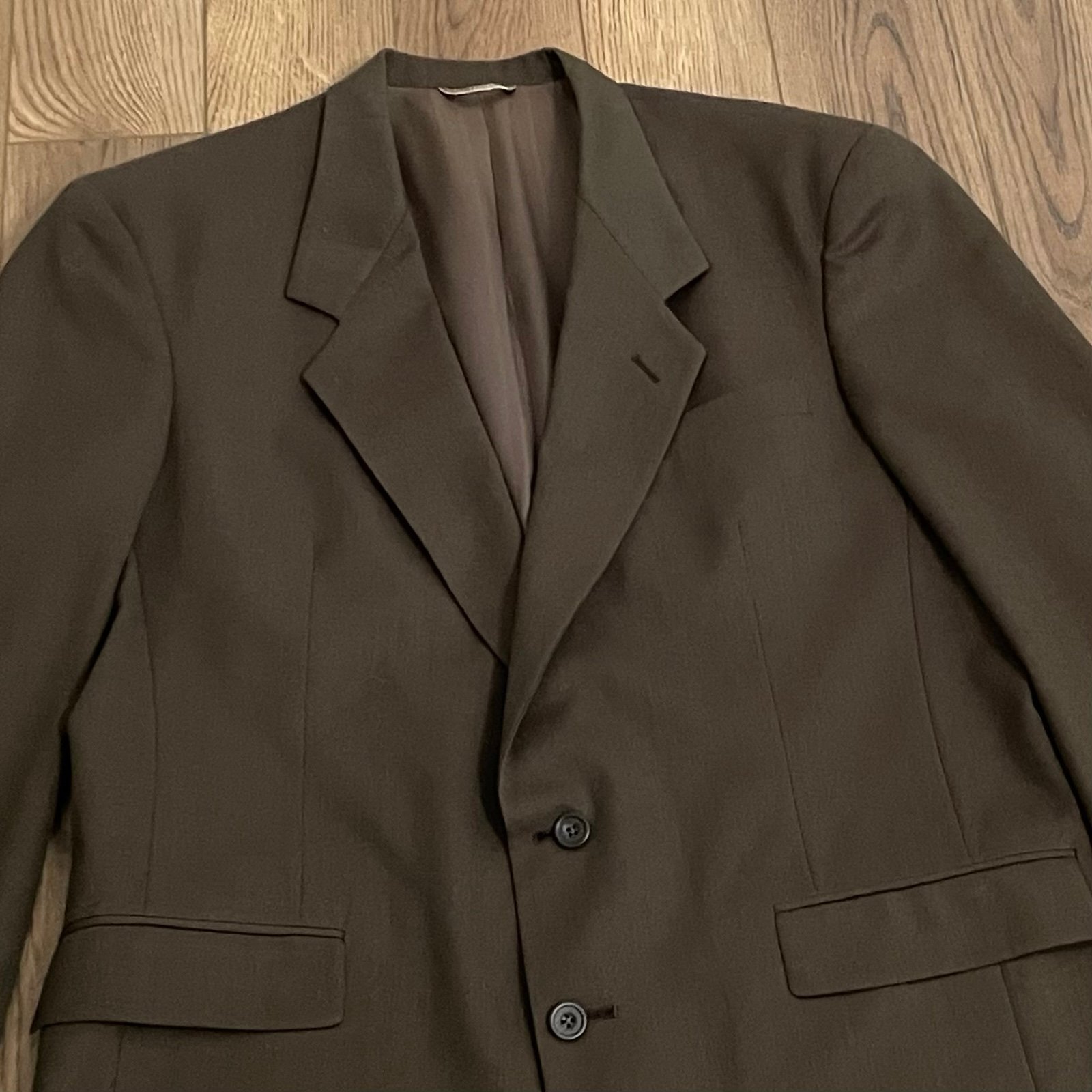Christian Dior Blazer Mens 44 Brown Monsieur Pure Virgin Wool