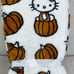 Hello Kitty Halloween Blanket Pumpkin